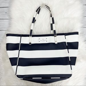 Kate Spade High Falls Sidney Tote white/Cream Navy